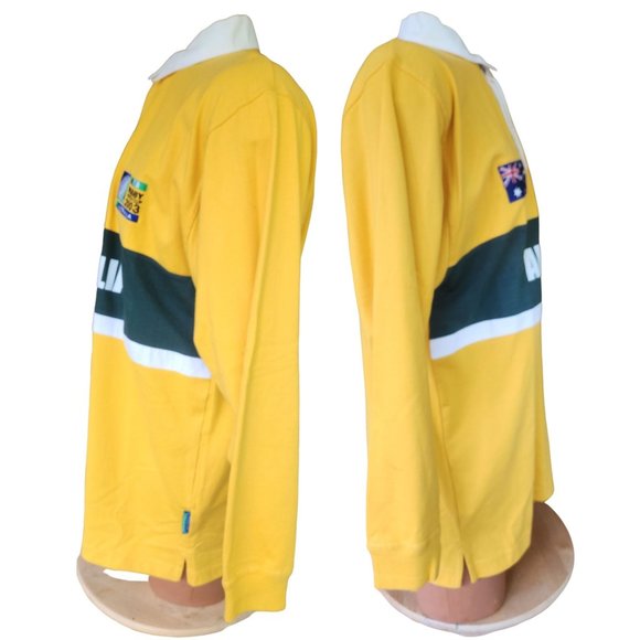 AUSTRALIAN WALLABIES 2003 RWC LONG SLEEVE JERSEY MEN'S MEDIUM - Picture 4 of 10